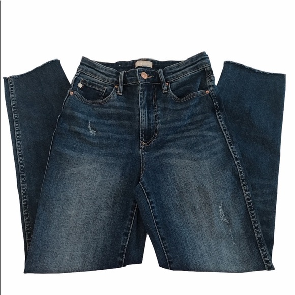 Dear John High Waisted Straight Leg Jeans - Picture 1 of 10